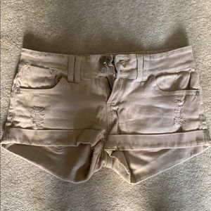 light pink shorts